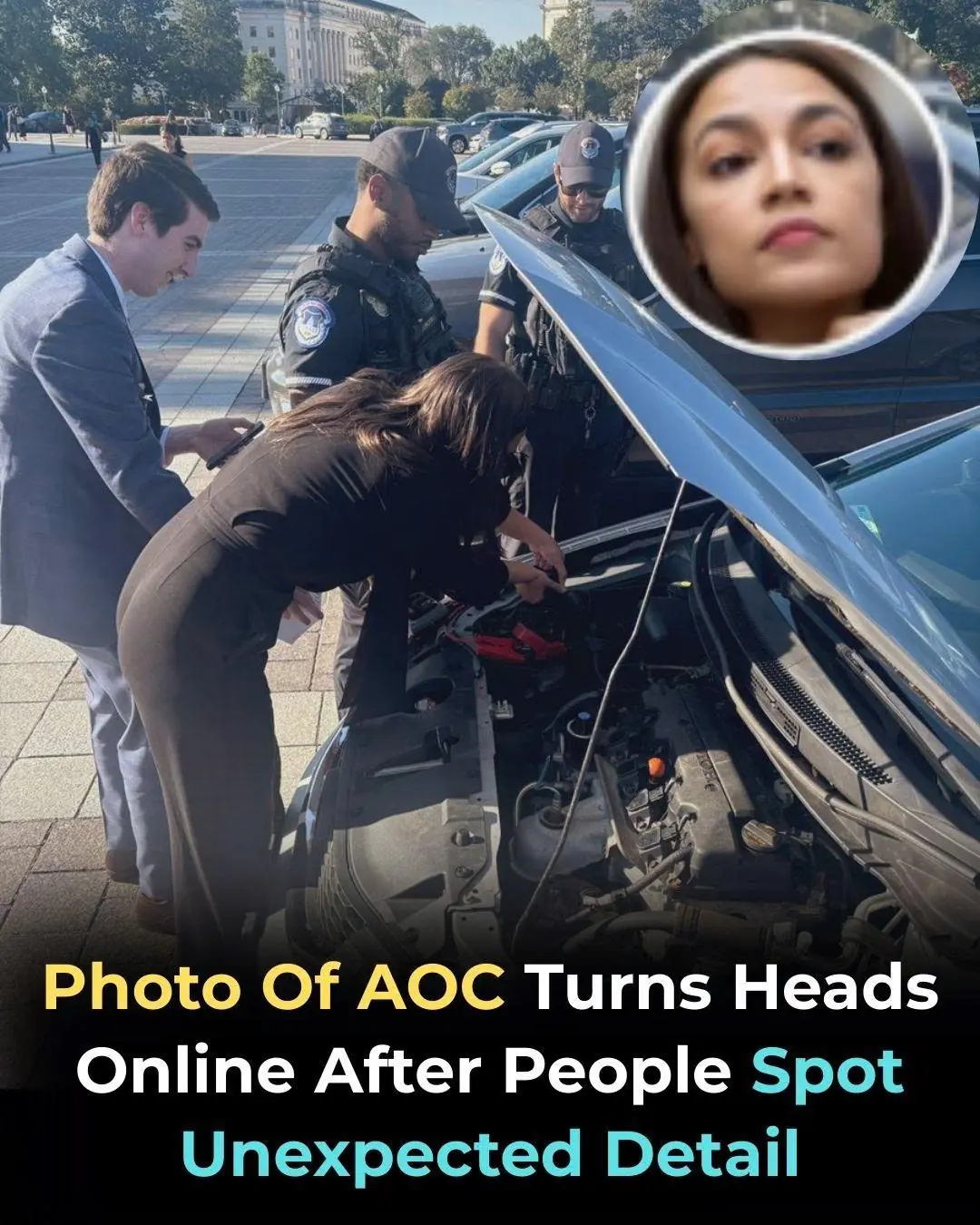 Photo Of AOC Turns Heads Online After People Spot Unexpected Detail