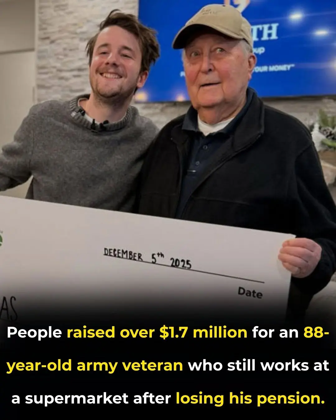 88-Year-Old U.S. Army Veteran Receives Generous Retirement Gift After Viral Video Inspires Global Donations