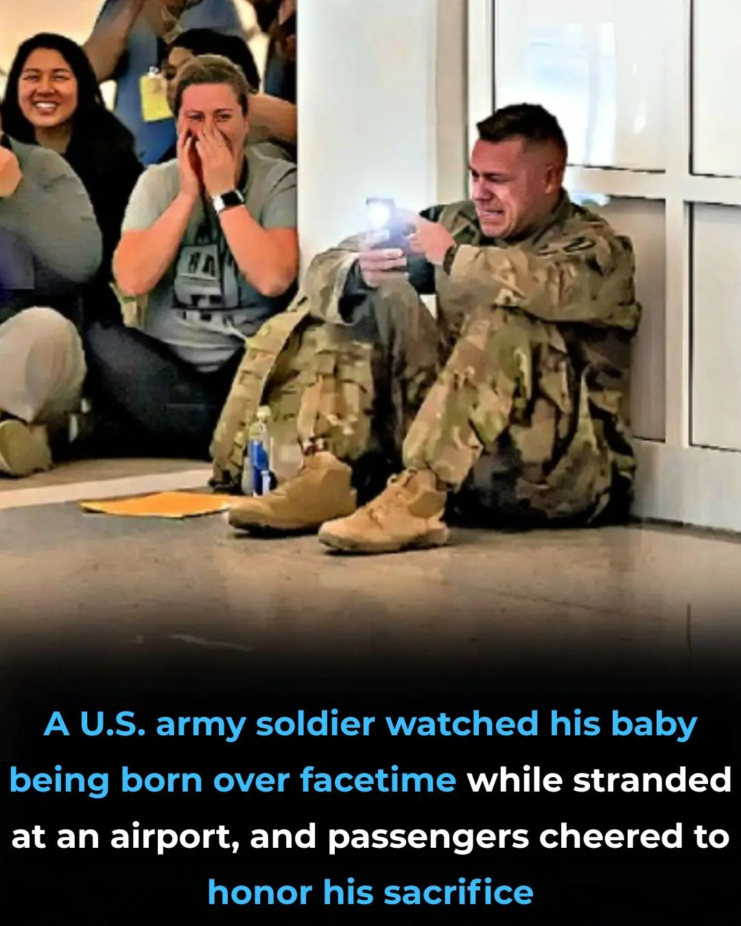 A Soldier’s Heartfelt Moment: A Birth Across Distance and Strangers’ Applause