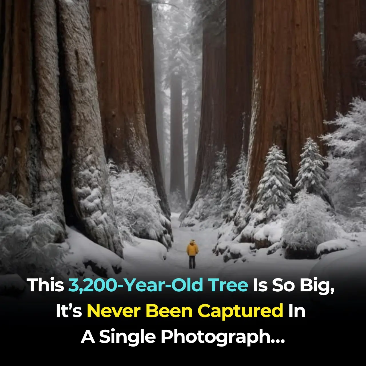 This 3,200-Year-Old Tree Is So Big, It’s Never Been Captured In A Single Photograph…