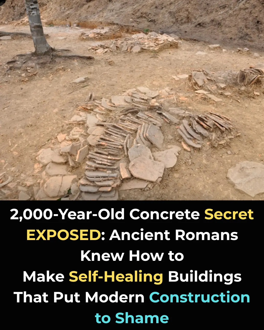 Ancient Romans Knew the Secret to Self-Healing Concrete – A Discovery That Could Revolutionize Modern Construction