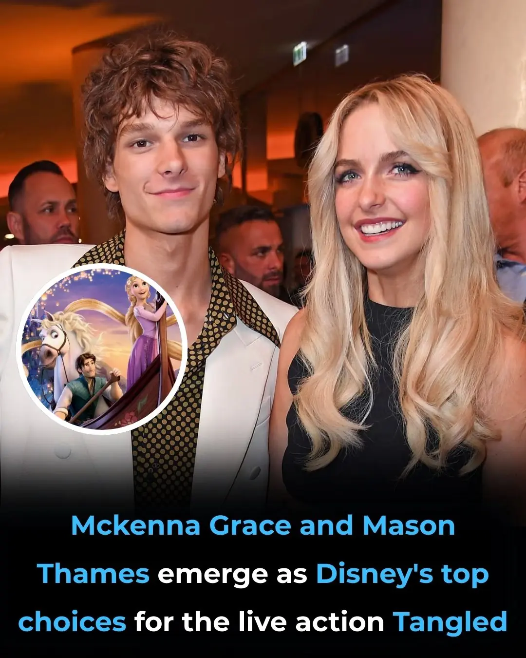 Disneyâs Live-Action Tangled: McKenna Grace and Mason Thames in the Spotlight for Rapunzel and Flynn Rider Roles