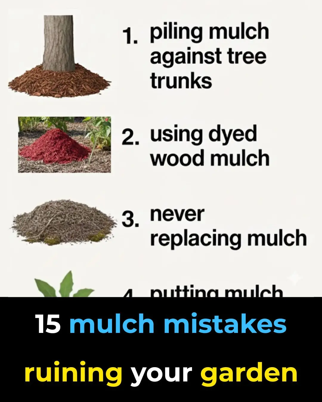 15 Mulching Mistakes That Could Be Sabotaging Your Garden