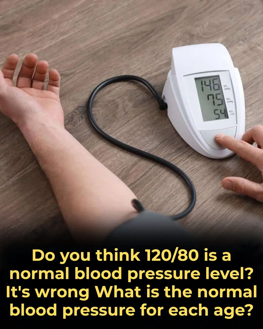 What Is The Normal Blood Pressure For Each Age