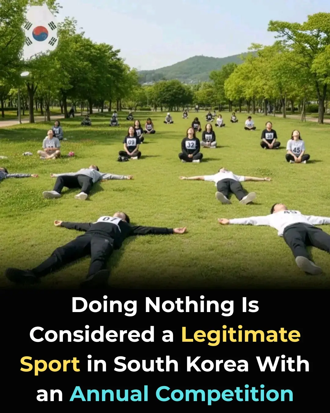 South Korea's Hilarious 'Space-Out Competition': The Ultimate Sport of Doing Absolutely Nothing!