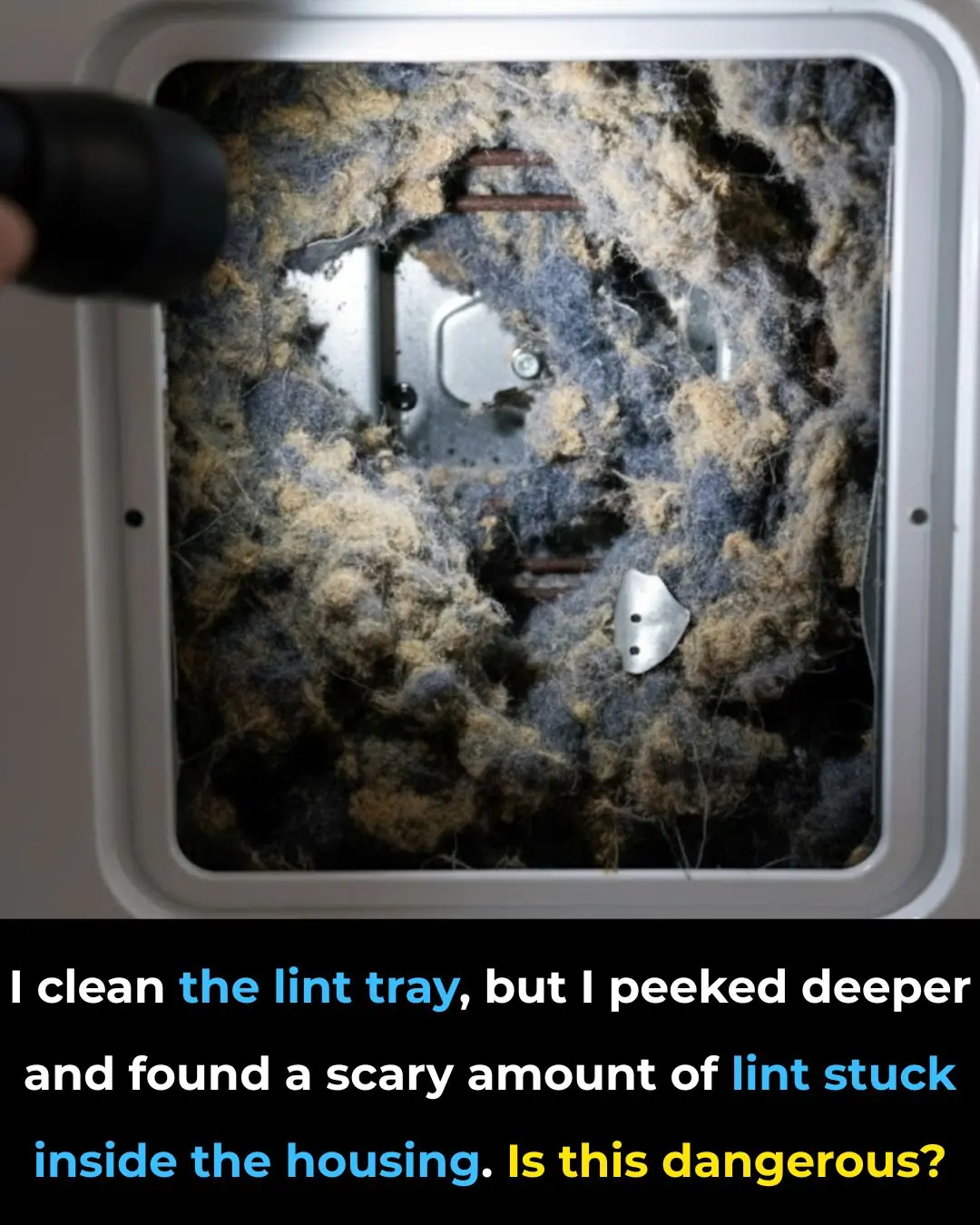I Clean the Lint Trap—But I Found a Shocking Amount of Lint Inside the Dryer. Is This Dangerous?