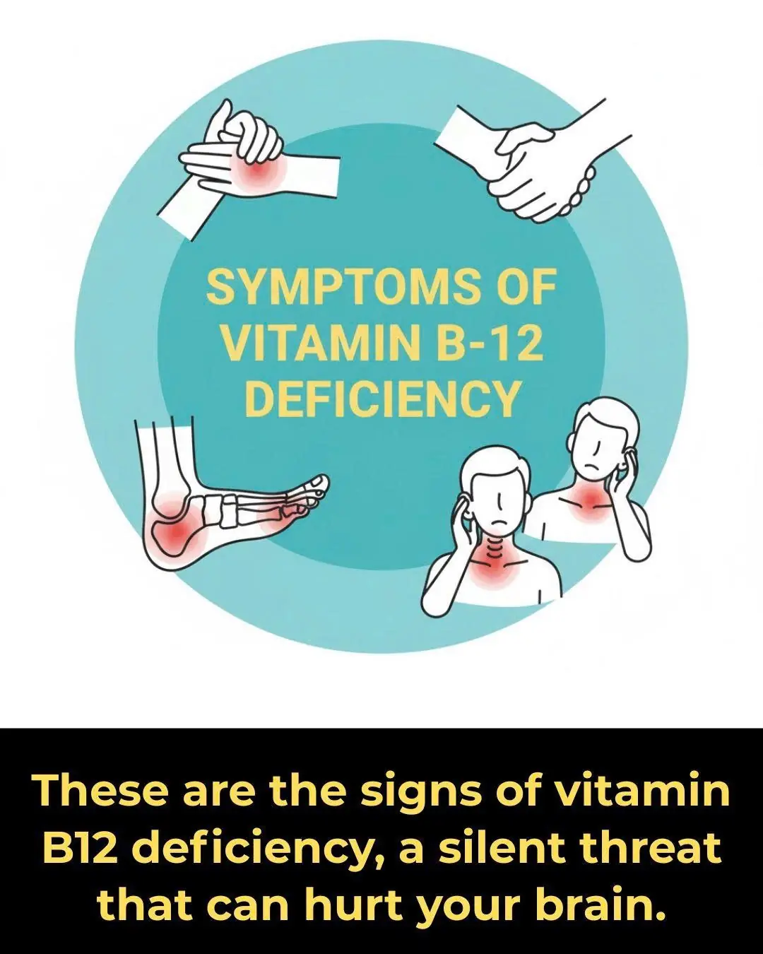 Symptoms of Vitamin B12 Deficiency