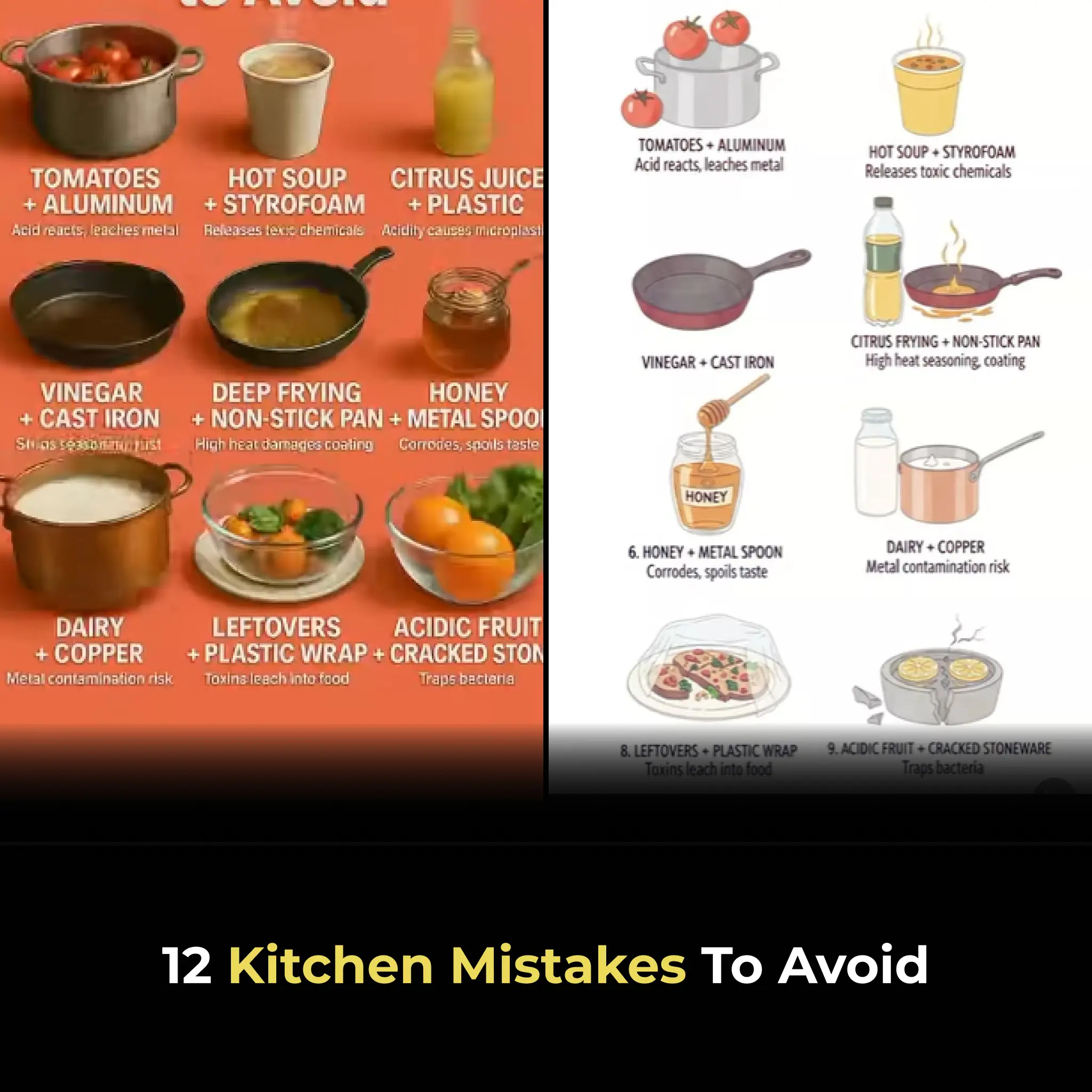 12 Kitchen Mistakes to Avoid