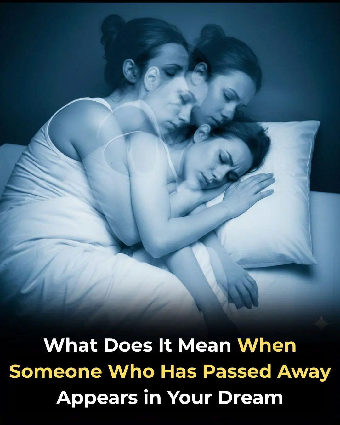 What does it symbolize when a person who passed away appears in your dream