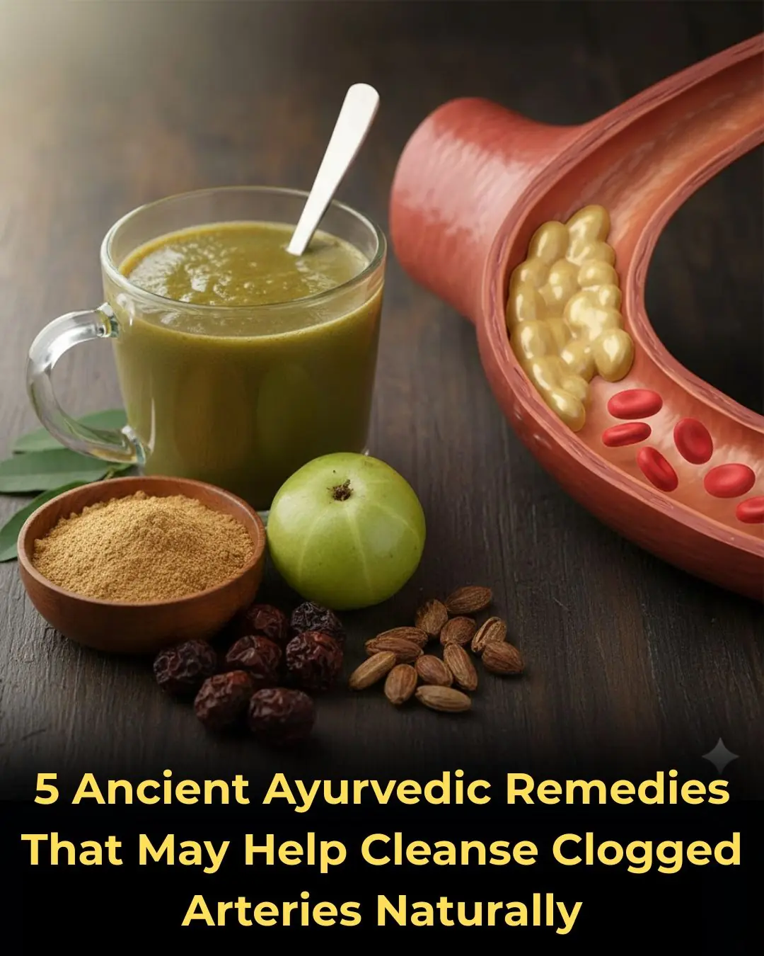 5 Ancient Ayurvedic Remedies That May Help Cleanse Clogged Arteries Naturally