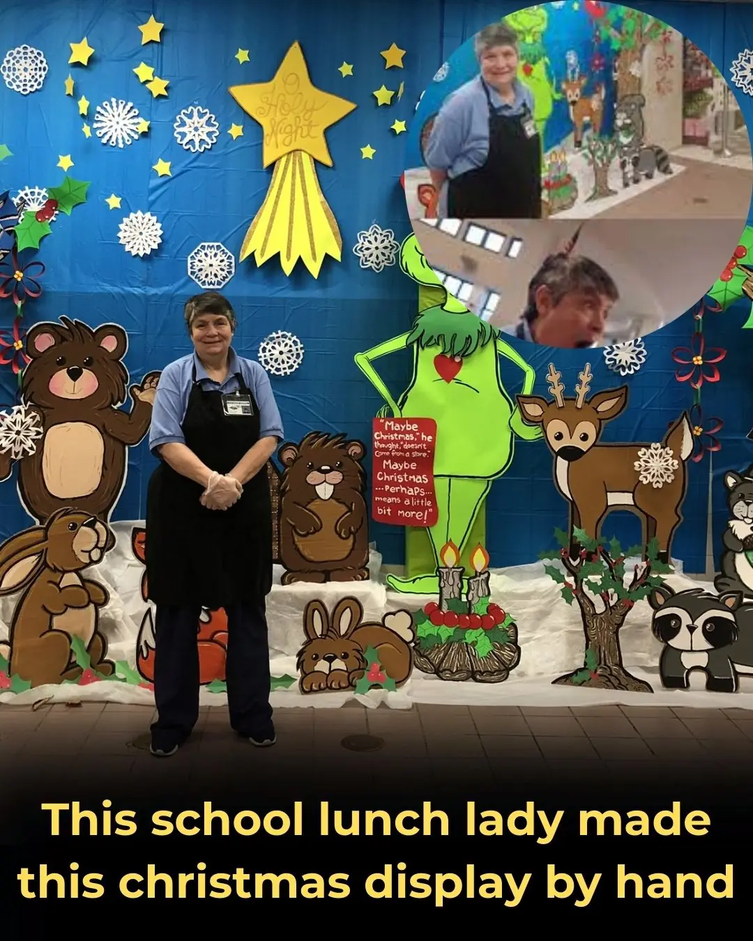 Linda Kibler: The 67-Year-Old School Lunch Lady Spreading Christmas Cheer with Her Creative Holiday Display