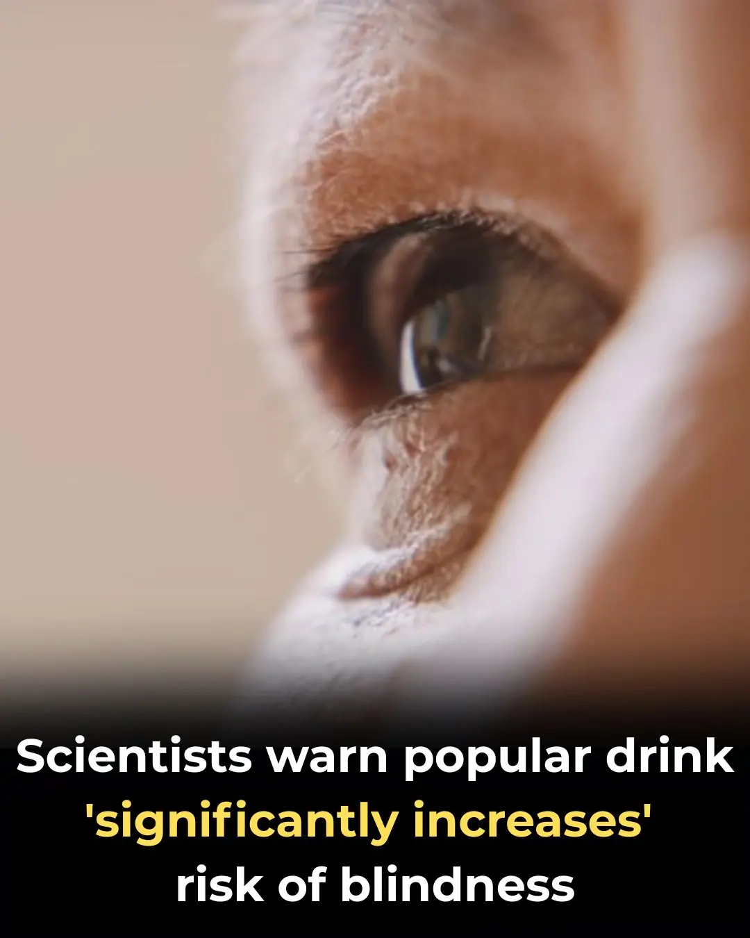 A Common Drink May Harm Your Eyes