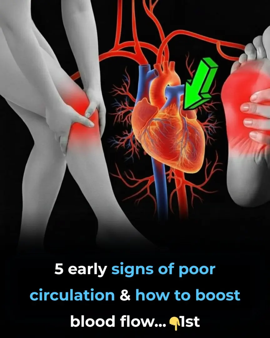 5 early signs of poor circulation & how to boost blood flow