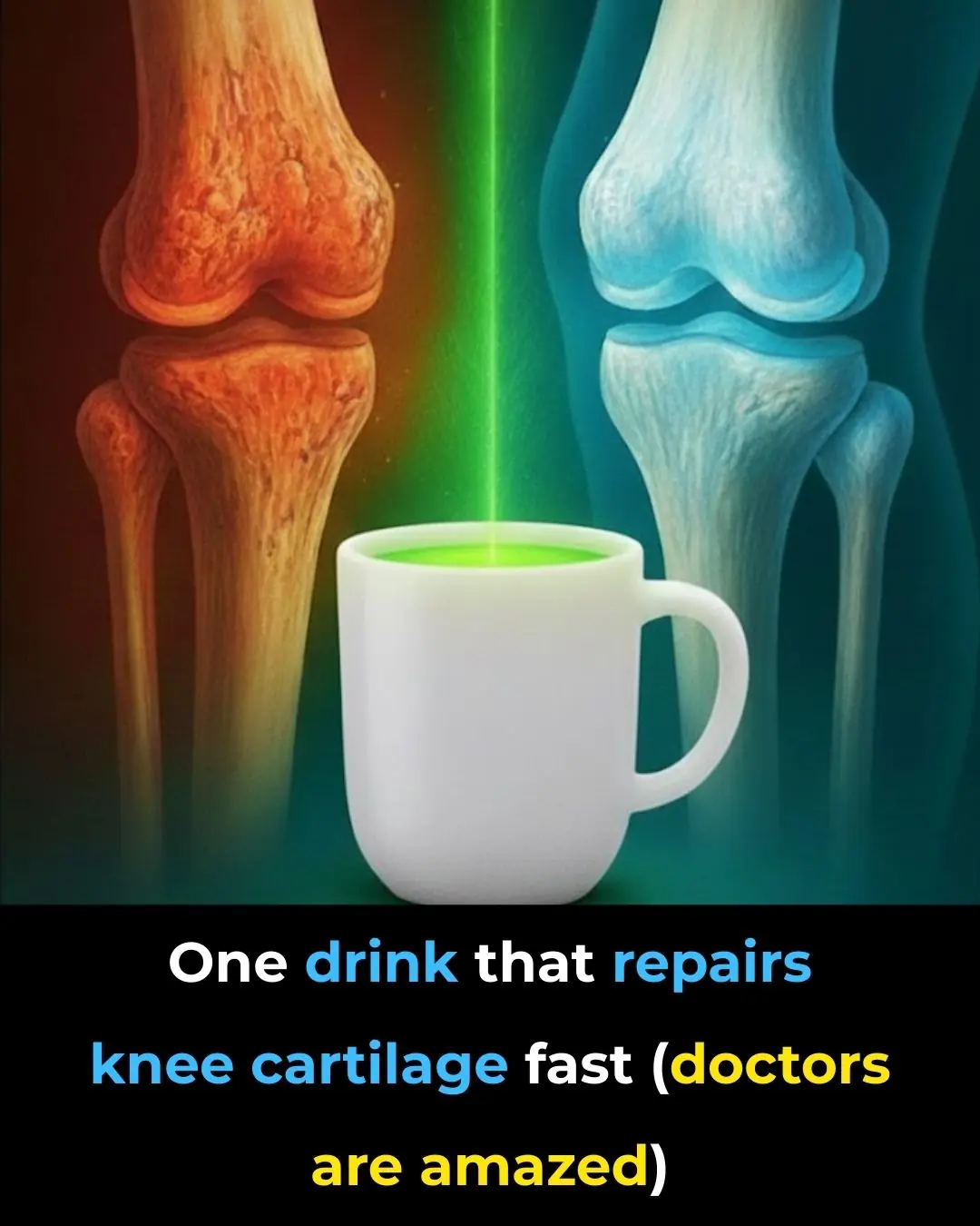 One drink that repairs knee cartilage fast (doctors are amazed!)