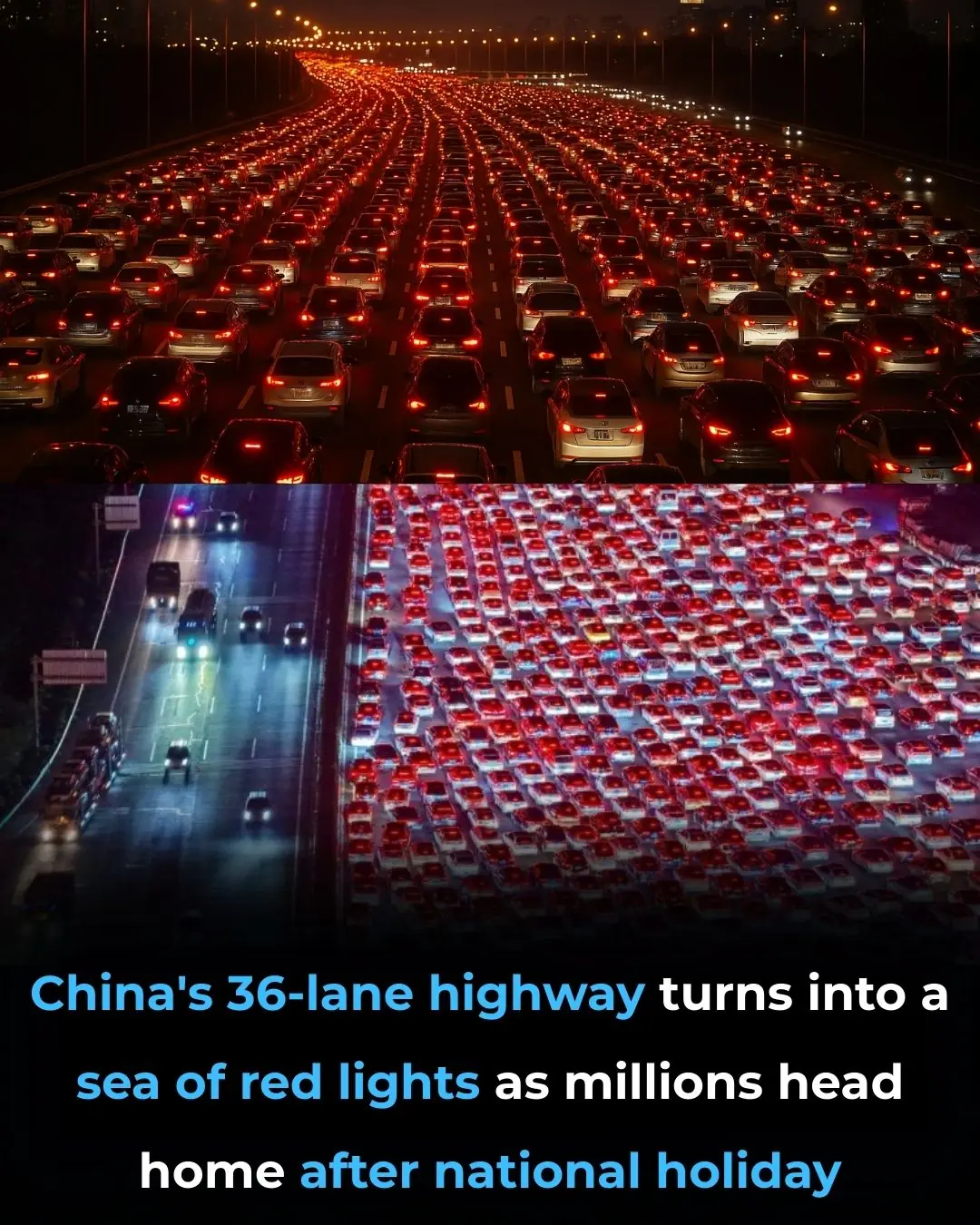 The Wuzhuang Toll Station Traffic Jam: A Glowing Sea of Red Lights and China's Growing Highway Crisis