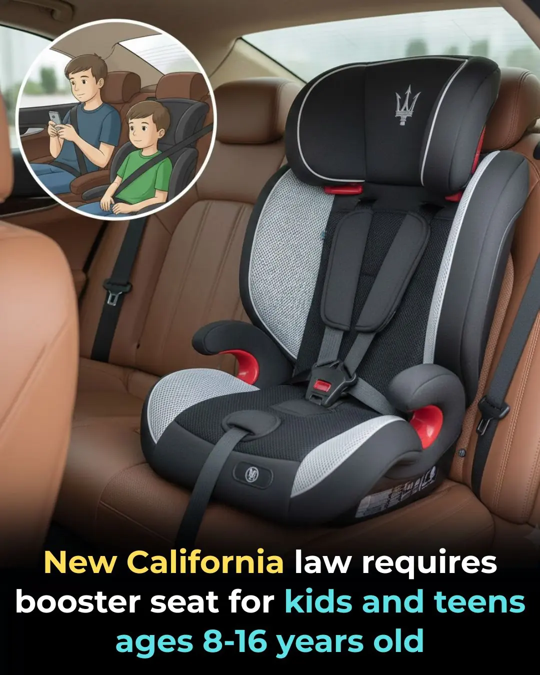 California to Require Seat-Belt Fit Test for Kids and Teens Before Switching from Booster Seats Starting 2027
