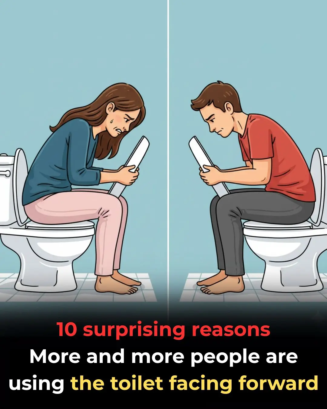 Surprising Benefits of Sitting Facing Forward on the Toilet
