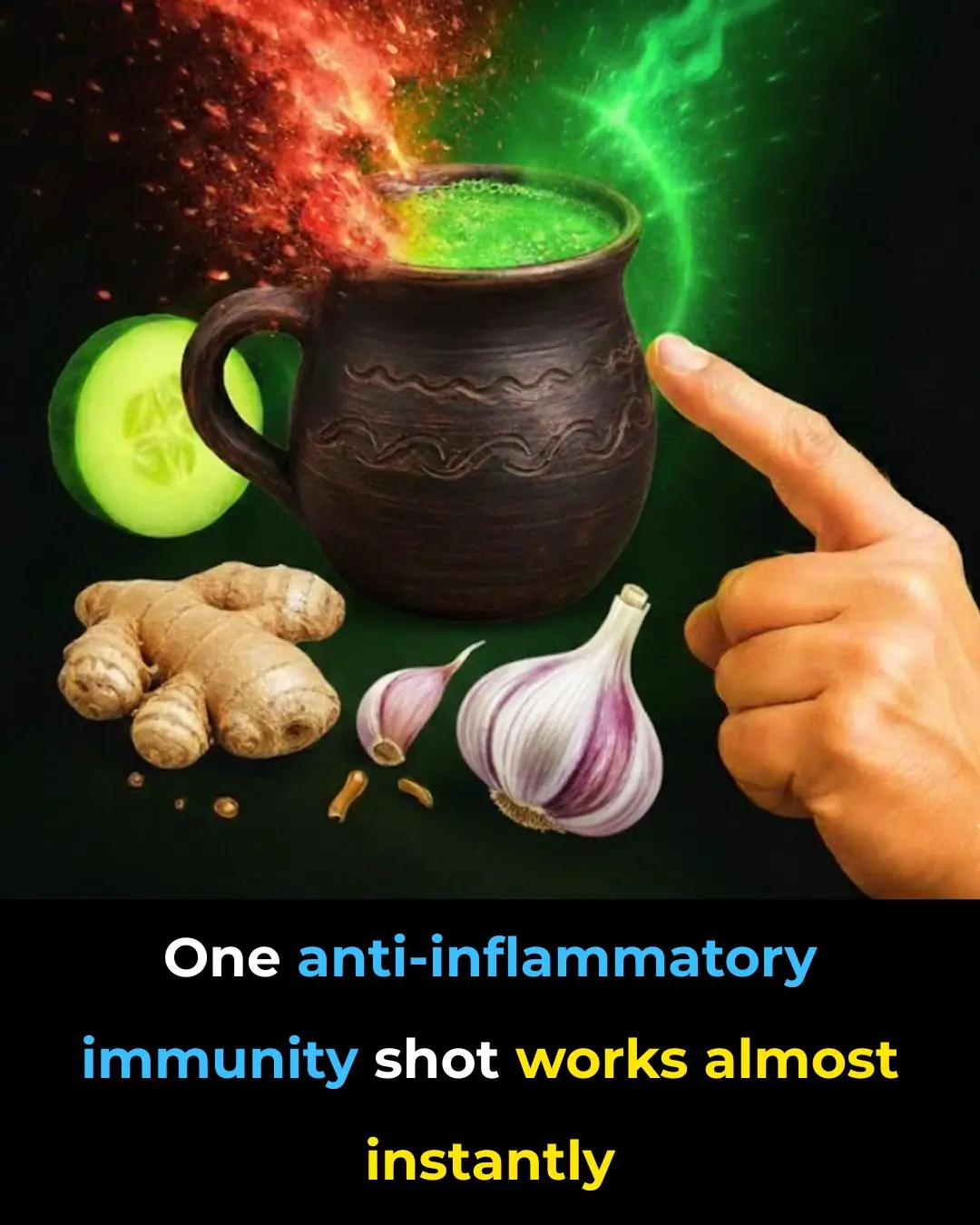 One anti-inflammatory immunity shot works almost instantly