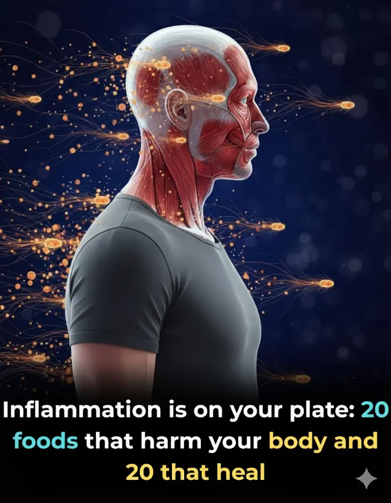 Inflammation Is On Your Plate: 20 Foods That Harm Your Body And 20 That Heal