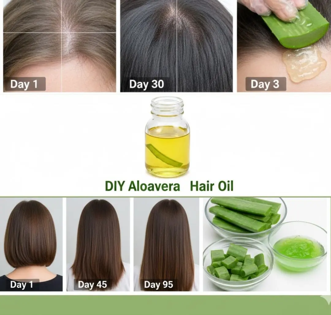 DIY Aloe Vera Oil for Hair Growth: Achieve Thick, Healthy Hair Naturally