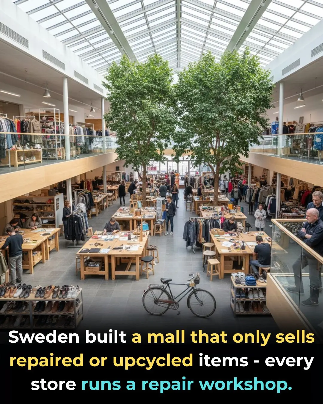 ReTuna: The World’s First Shopping Mall Built on Repair, Reuse, and the Circular Economy