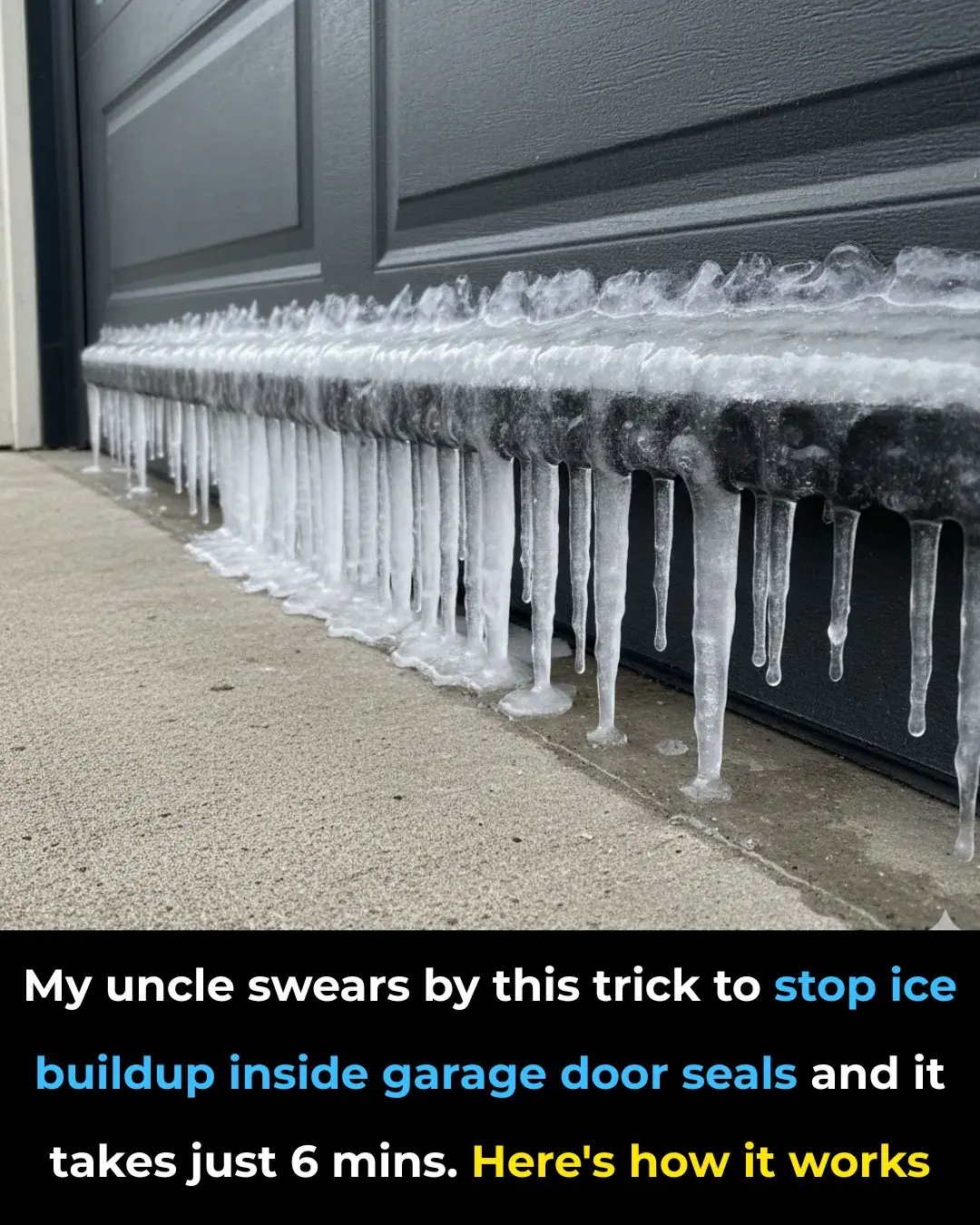 My Uncle Swears by This 6-Minute Trick to Stop Ice Buildup Inside Garage Door Seals — Here’s How It Works