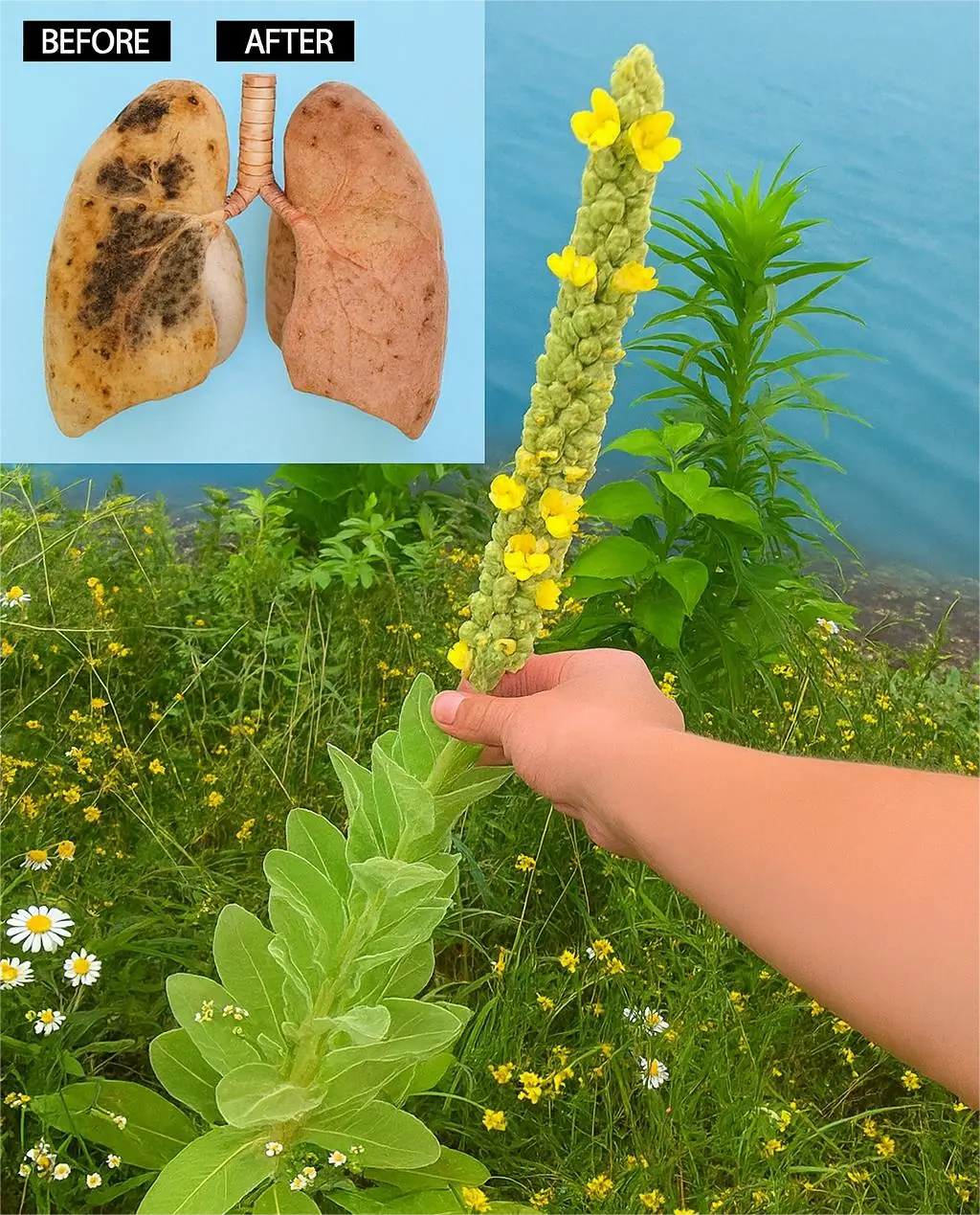 Mullein: The Wild Plant That Clears Your Lungs Naturally