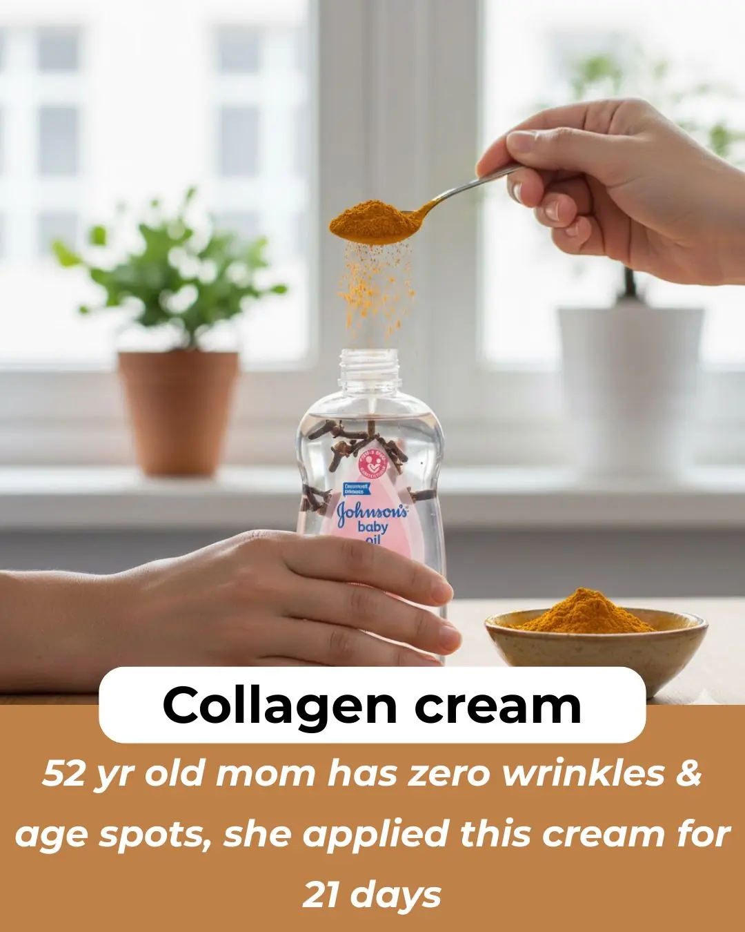 Clove Turmeric Baby Oil Collagen Cream: Zero Wrinkles, Zero Age Spots
