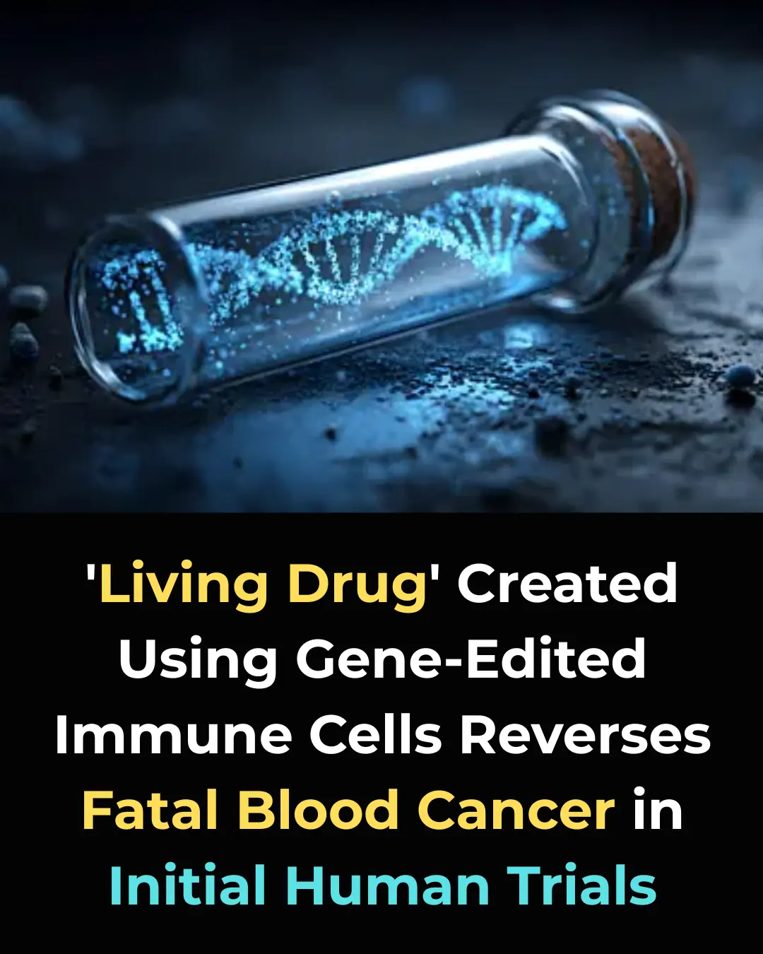 Revolutionary ‘Living Drug’ Uses Gene-Edited Cells to Reverse Fatal Blood Cancer in Groundbreaking Human Trial