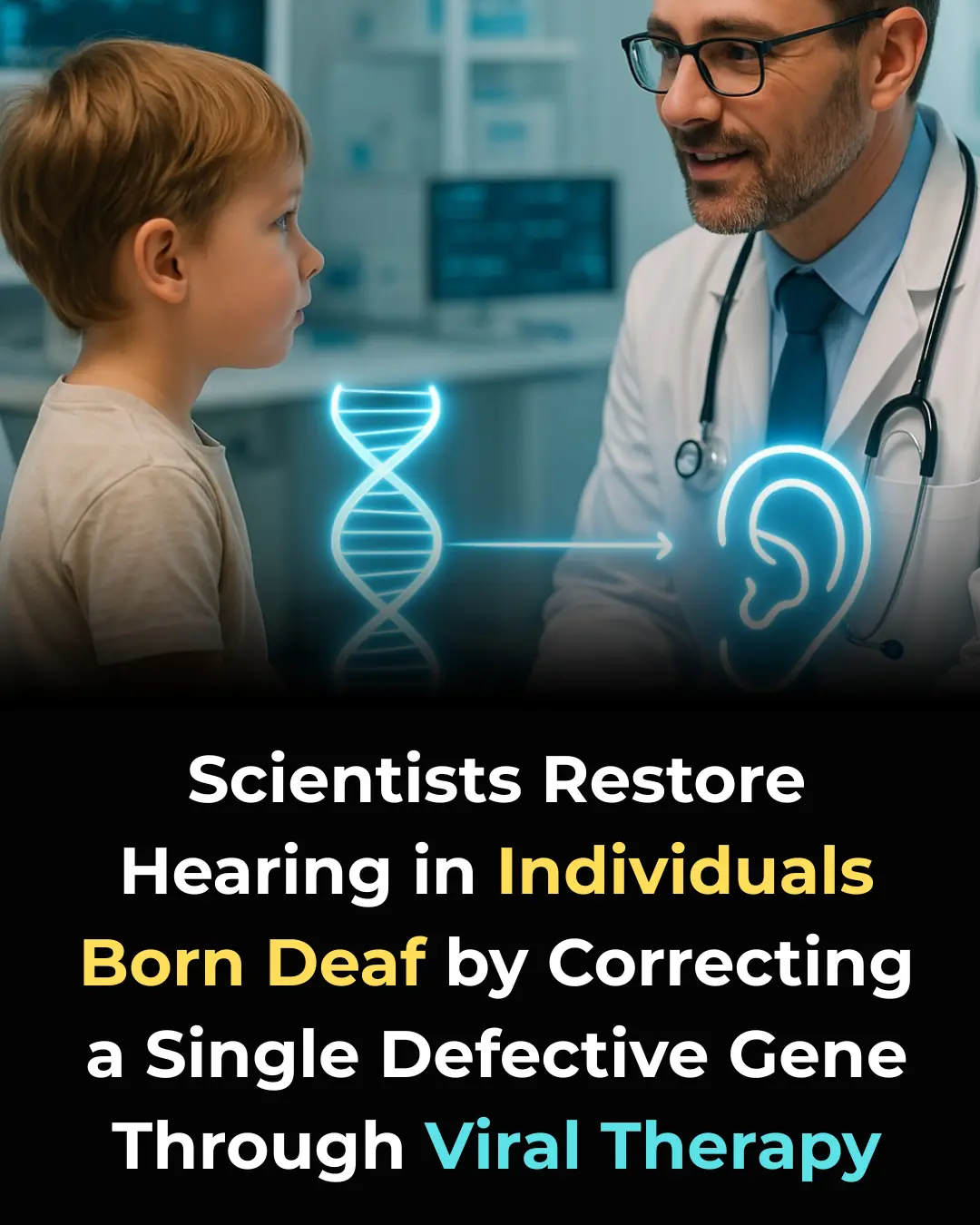 Breakthrough Gene Therapy Restores Hearing in Deaf Individuals – A Revolutionary Medical Milestone