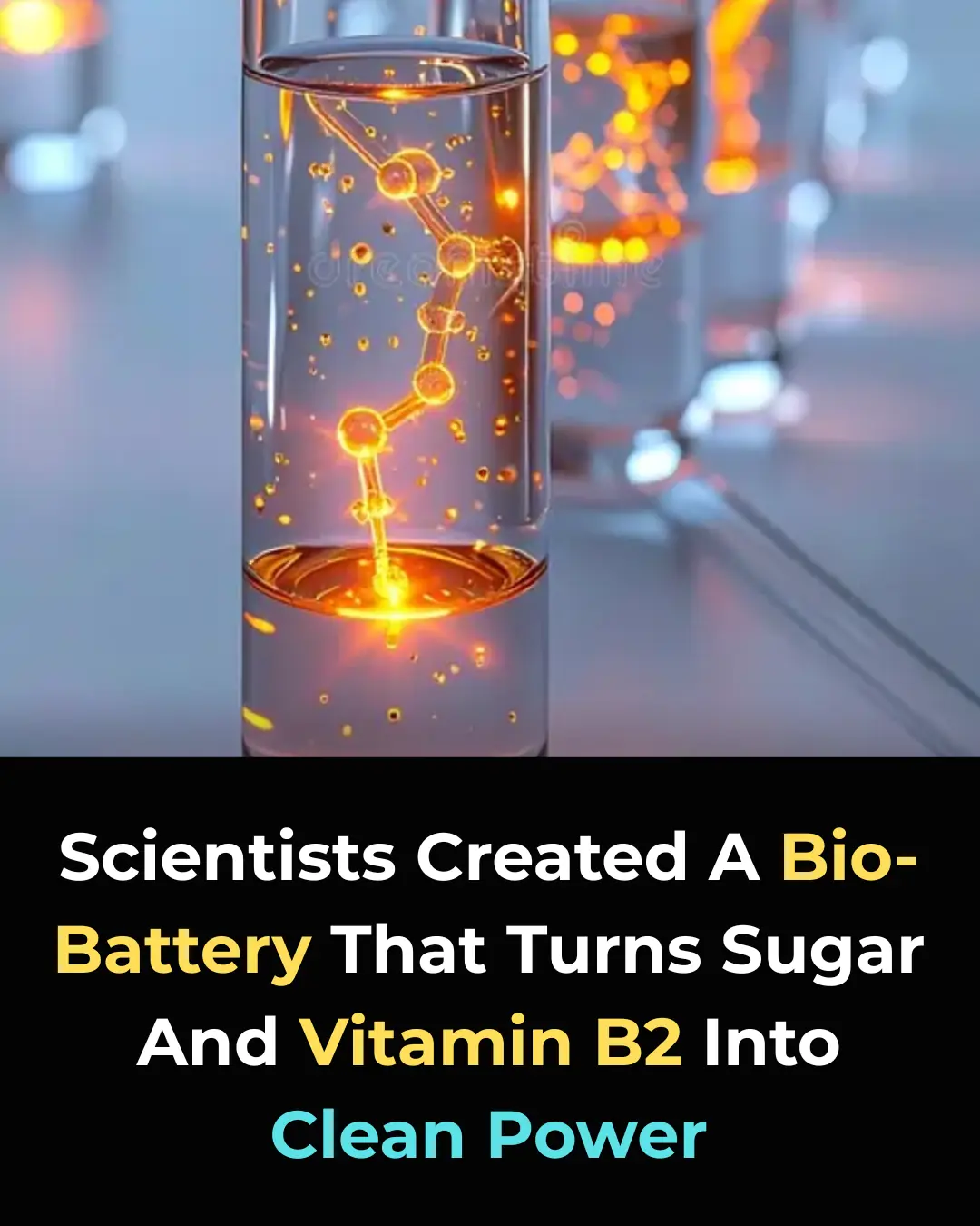 Scientists Create Bio-Battery That Runs on Sugar and Vitamins – A Breakthrough in Clean Energ