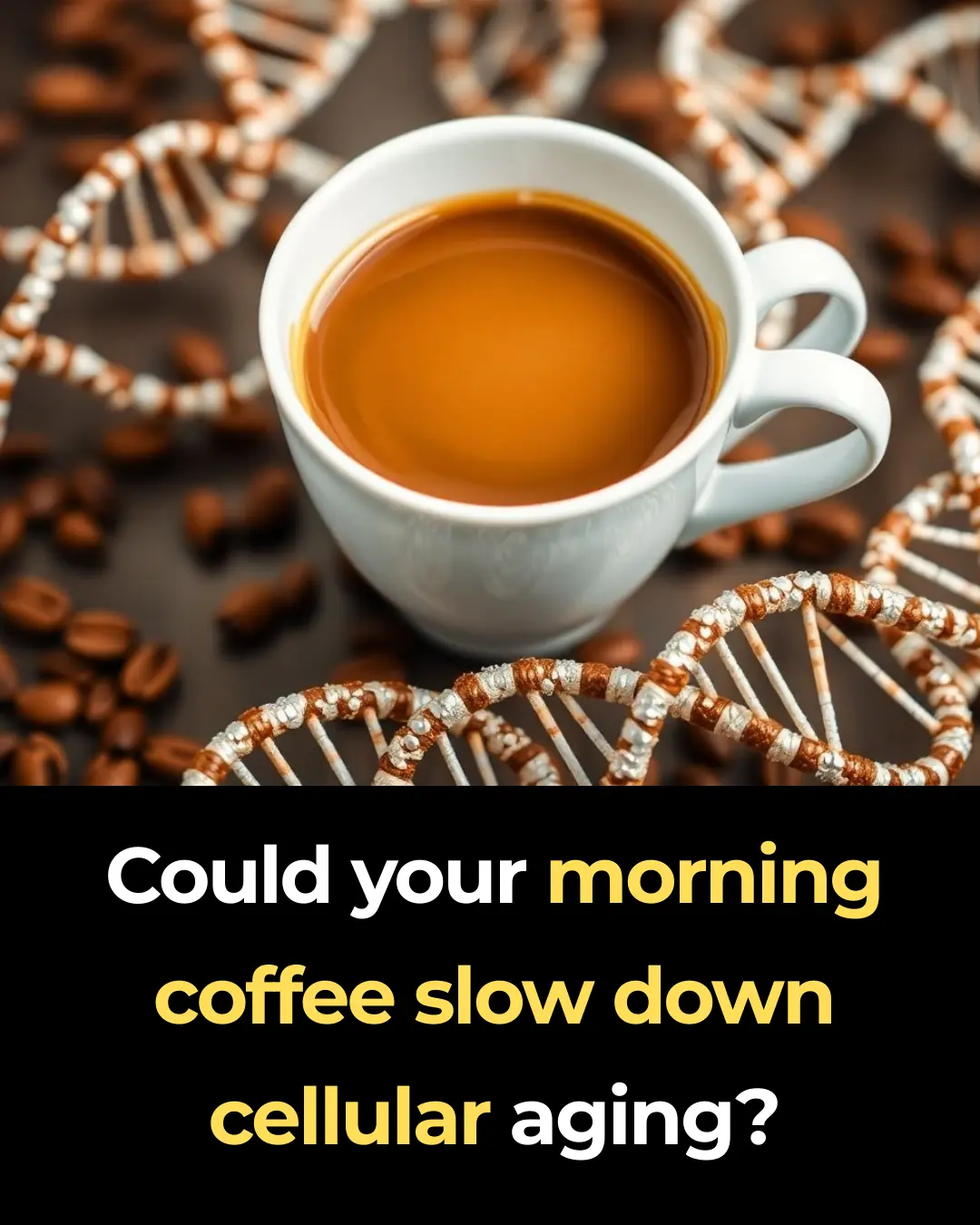 Could your morning coffee slow down cellular aging?