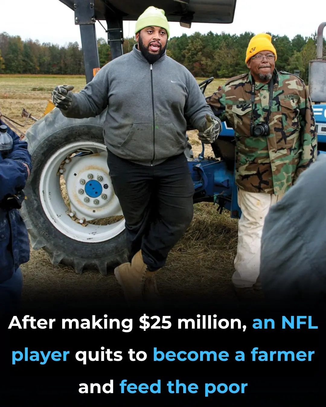 From NFL Stardom to Farming: Jason Brown’s Inspiring Journey to Fight Hunger and Honor His Brother