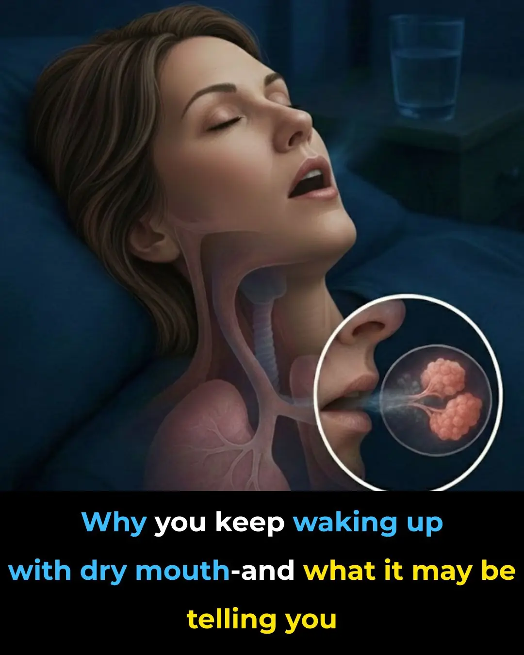 Why you keep waking up with dry mouth—and what it may be telling you