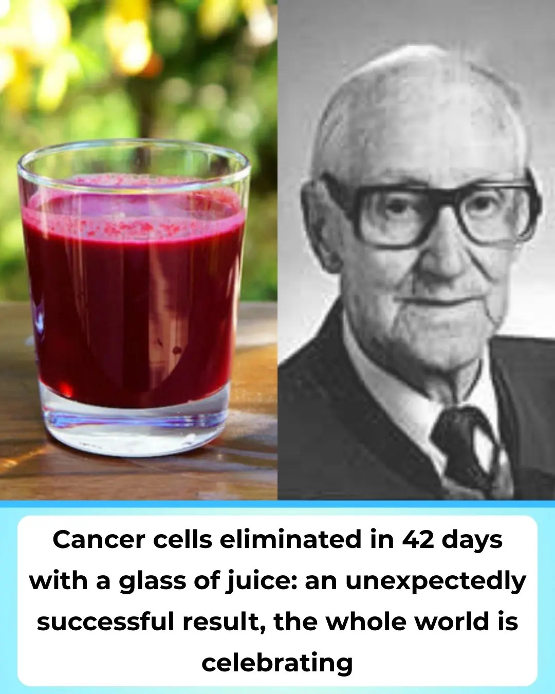 Claim: “Cancer Cells Eliminated in 42 Days with a Special Juice — Worldwide Celebration?”
