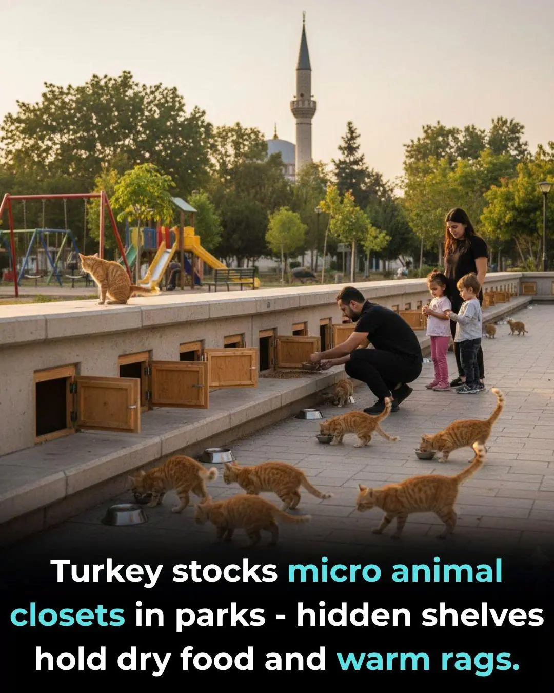 How Turkey’s ‘Micro Animal Closets’ Are Offering Care to Stray Animals in Urban Parks