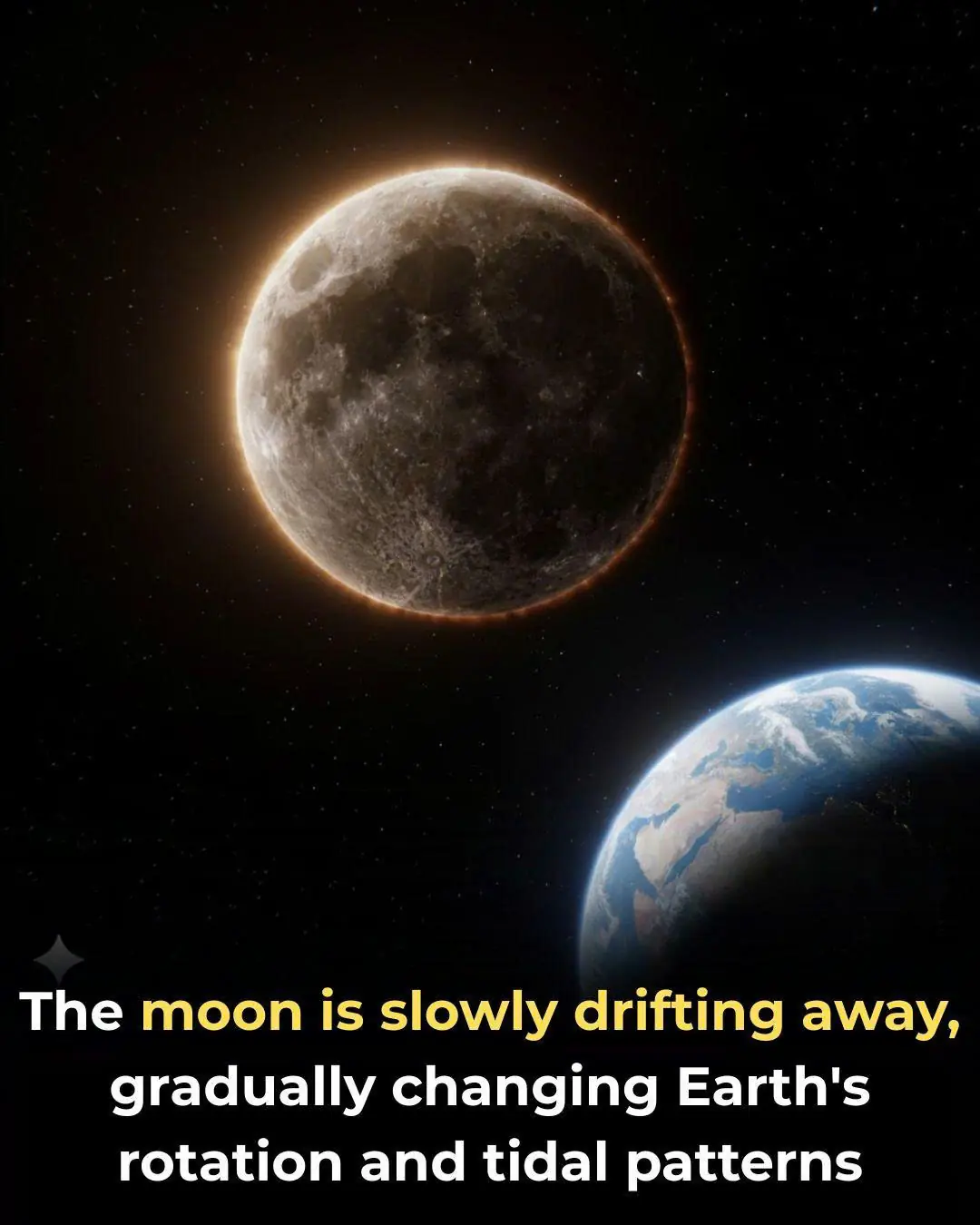 The Gradual Drift of the Moon: Long-Term Effects on Earth’s Tides, Day Length, and Eclipses