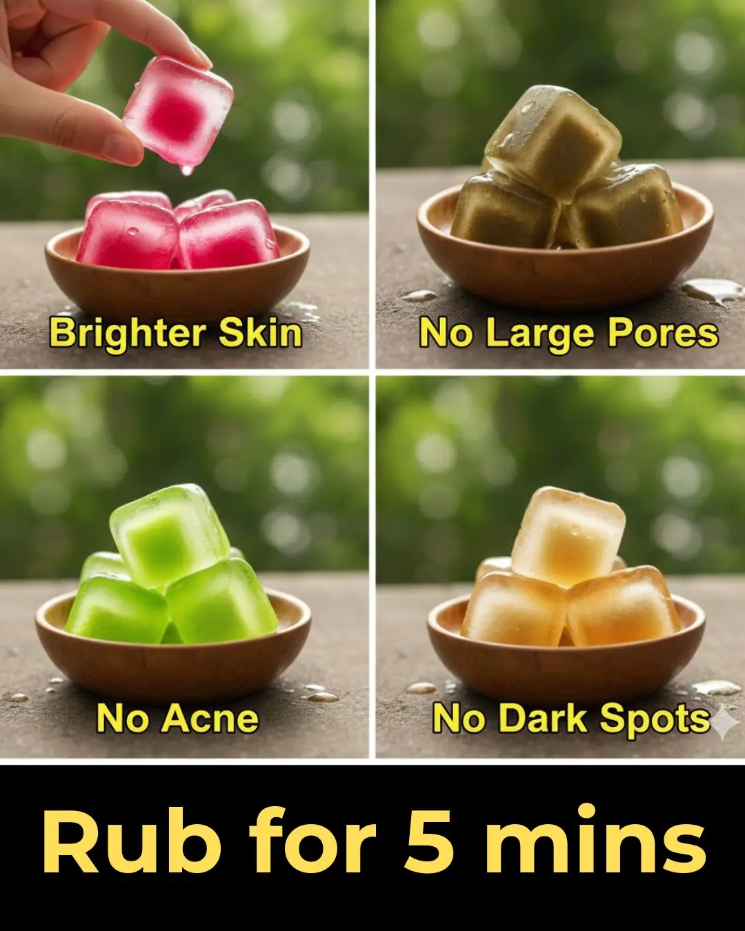 10 DIY Beauty Ice Cubes for Face, Glowing Skin