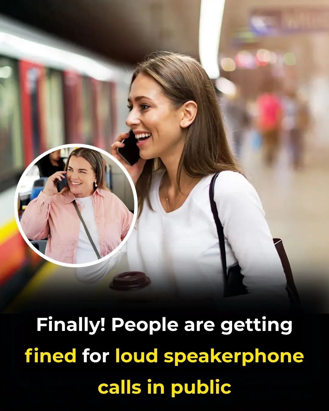 Finally! People Are Getting Fined for Loud Speakerphone Calls in Public