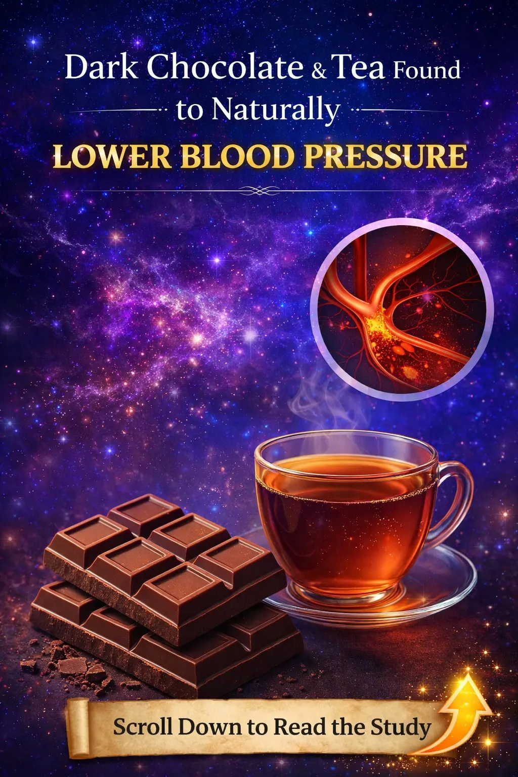 Dark chocolate and tea found to significantly lower blood pressure