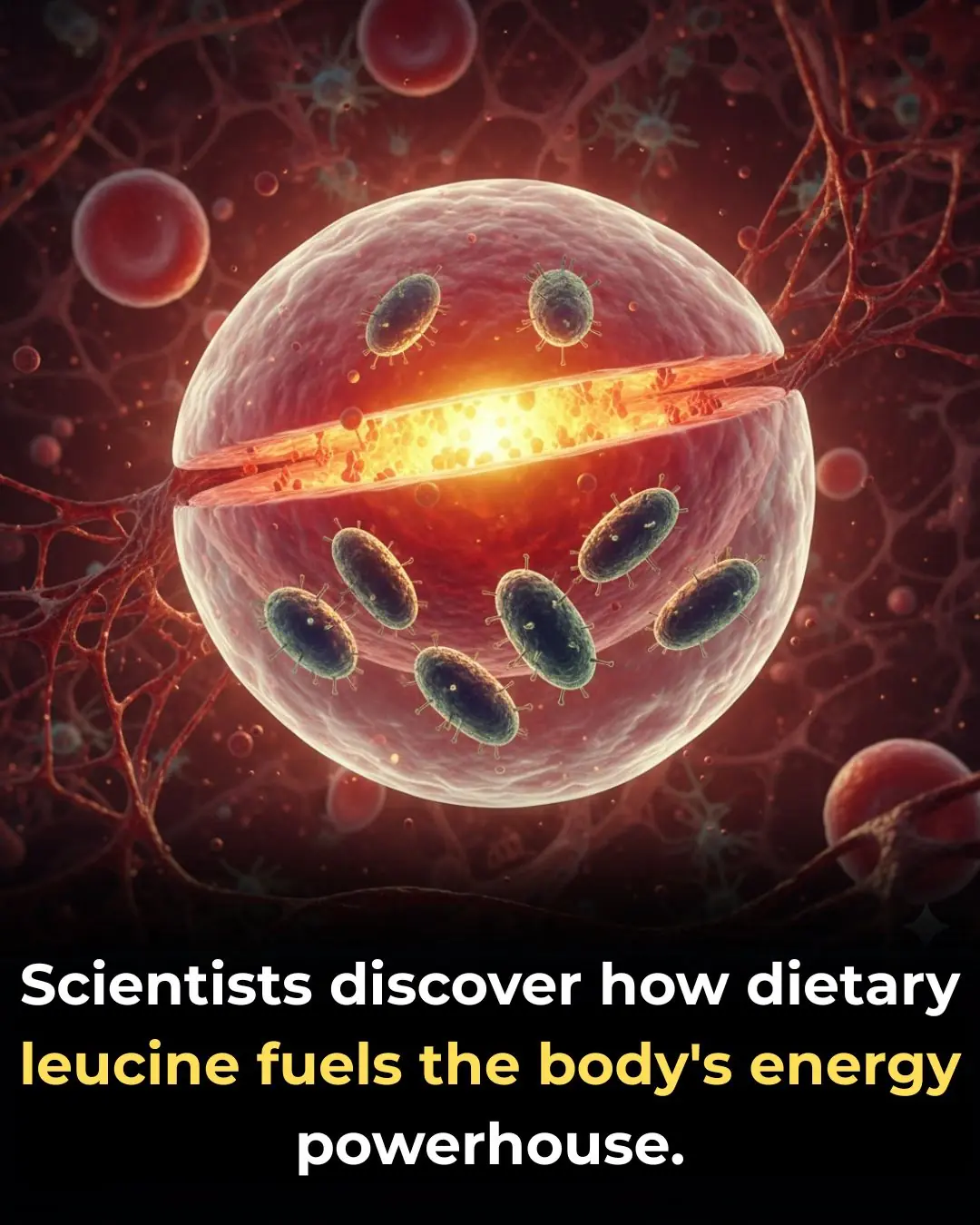 Leucine’s Hidden Power: How an Essential Amino Acid Boosts Mitochondrial Energy and Cellular Health