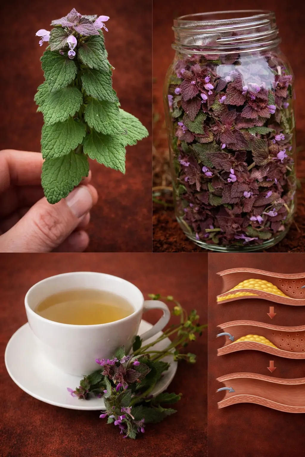 Purple Dead Nettle (Lamium purpureum): A Wild Ally for Circulation and Heart Health