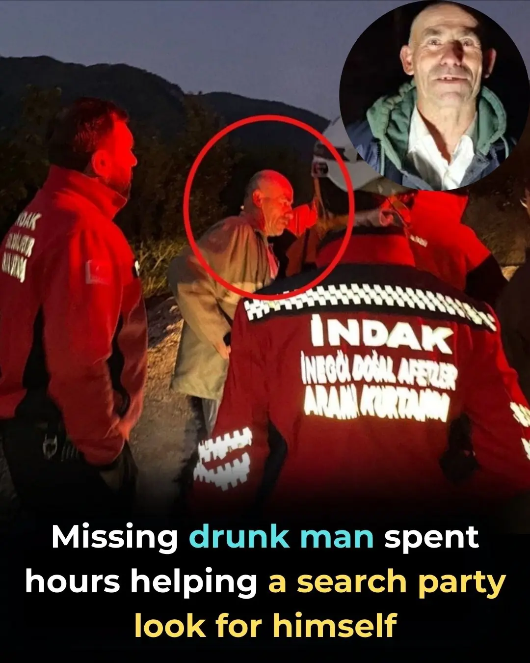 Man in Turkey Joins Search Party for Himself After Wandering into the Forest