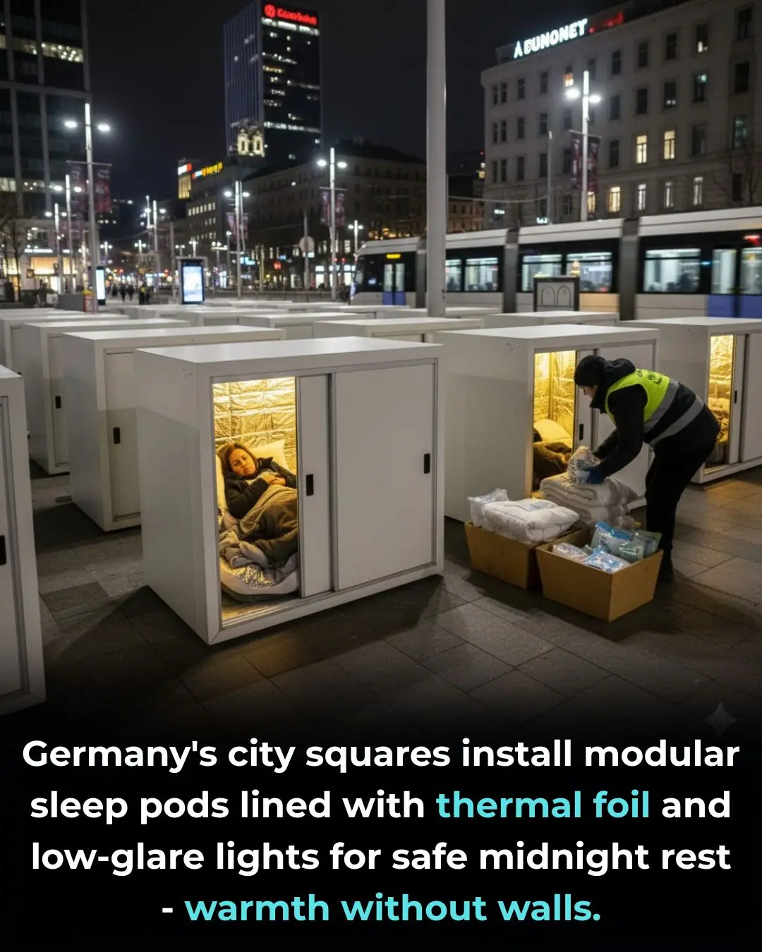 Modular Sleep Pods in Germany: A Subtle Solution for Refuge and Dignity in Public Spaces