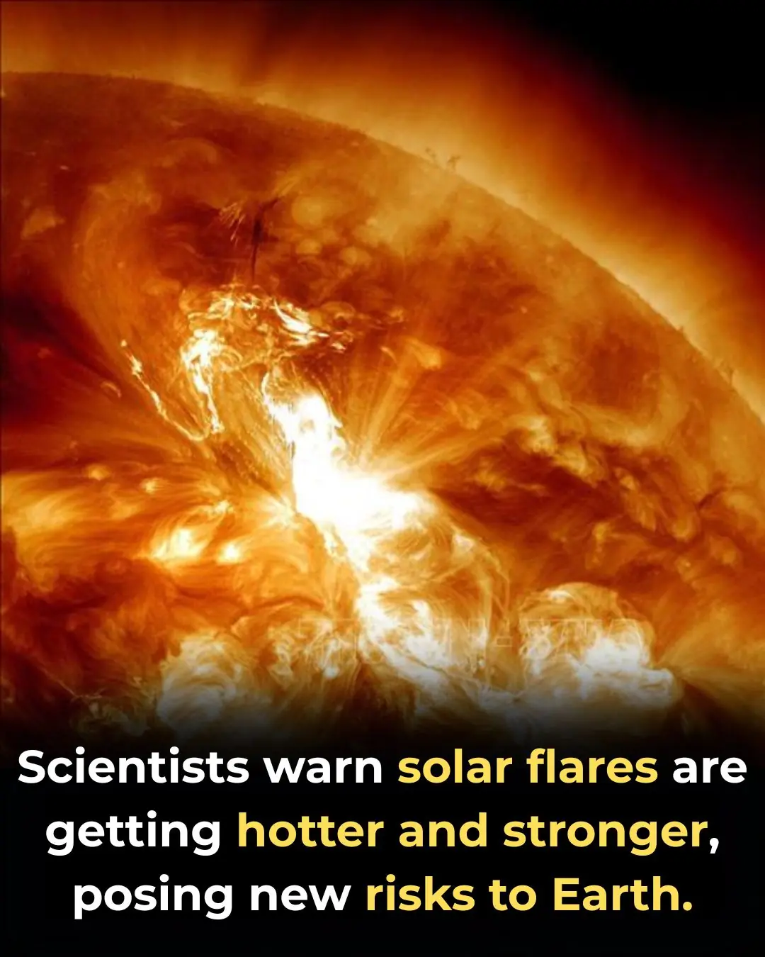 Increasingly Hot Solar Flares Pose Growing Threat to Space Weather and Earth's Technology