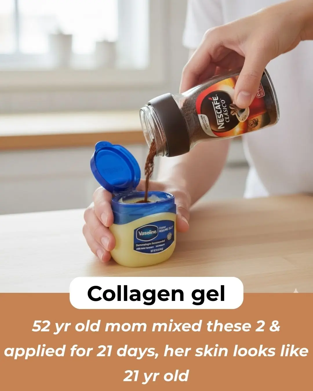 Coffee Vaseline Collagen Gel: For Wrinkle Free Glowing Skin