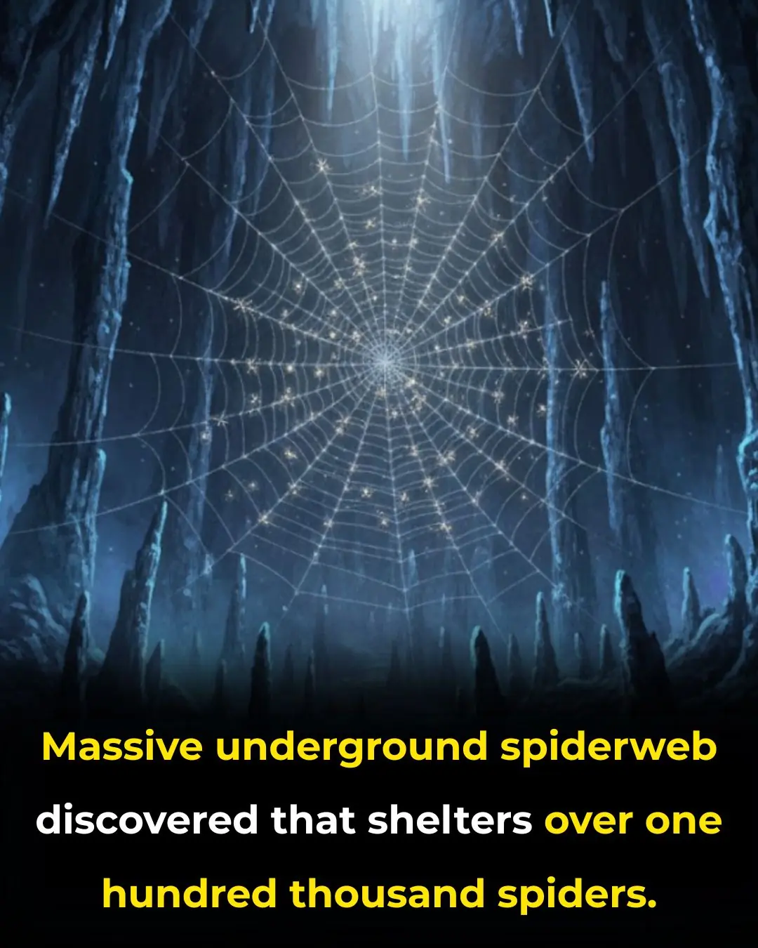 A Cave Without Sunlight Hosts One of the Largest Spider Colonies Ever Found