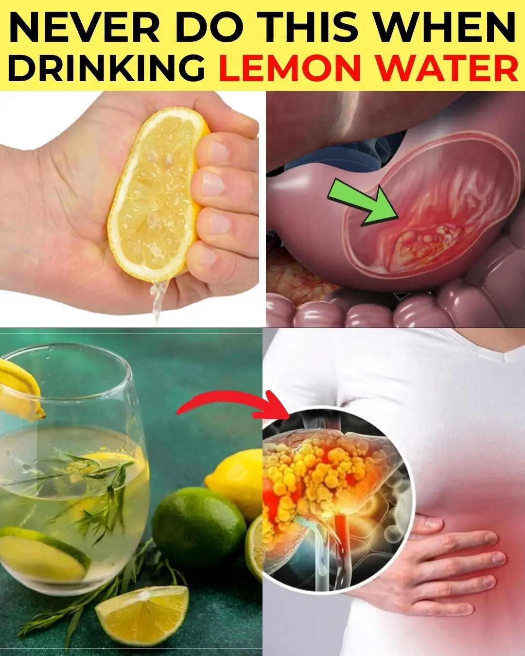 Could Overdoing Lemon Water or Preparing It Incorrectly Lead to Unwanted Issues?