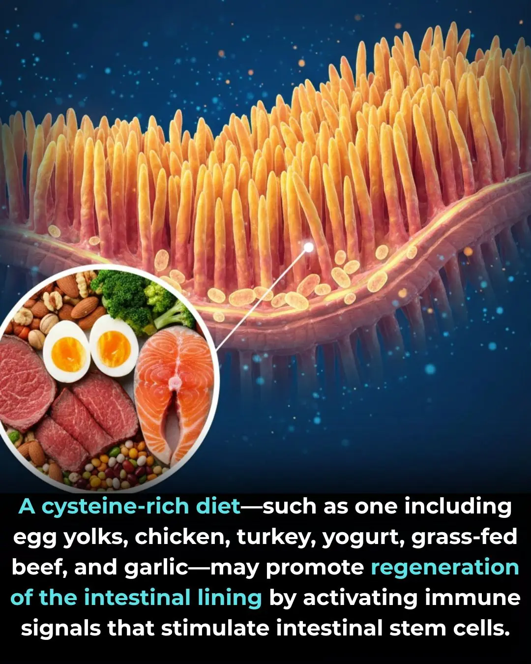 The Role of Dietary Cysteine in Intestinal Repair and Regeneration