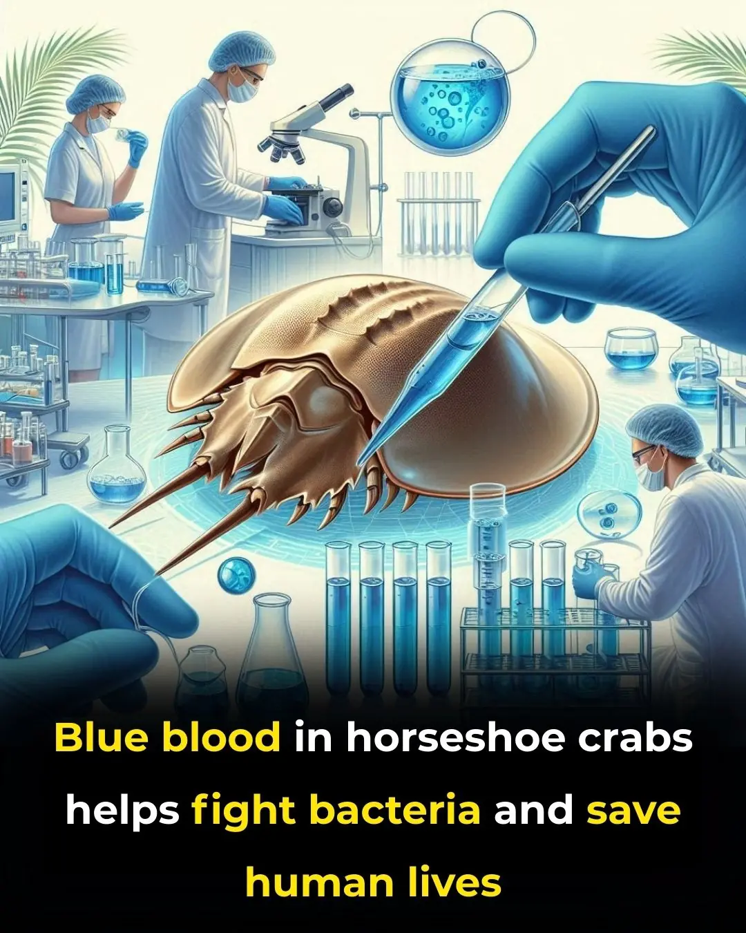 Blue Blood in the Ocean: How Horseshoe Crabs Help Protect Human Health